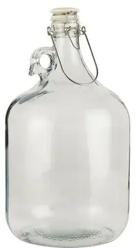 Flaske m/hvidt patentlåg 4,6 ltr