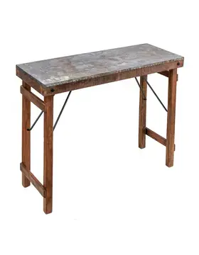 Konsolbord med metal bordplade