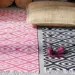 APACHE Tæppe Pink/Hvid LIV Interiør