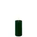 Mørk grøn Bloklys 5 * 10 cm Deluxe Homeart